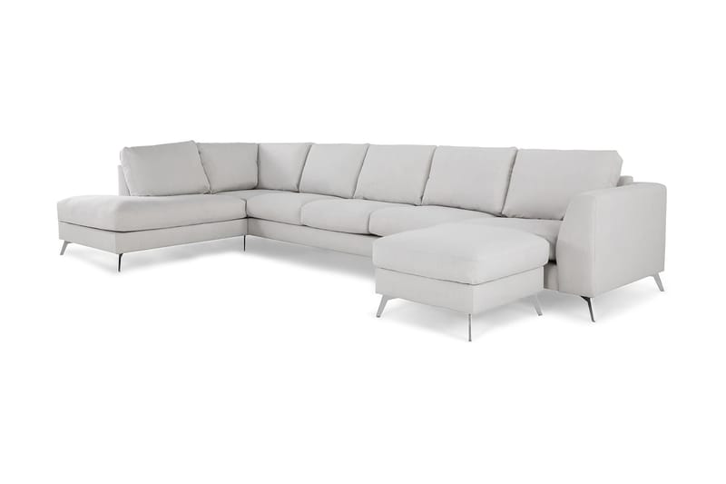 Ocean Lyx U-sofa med Chaiselong Venstre - Hørbeige - U Sofa