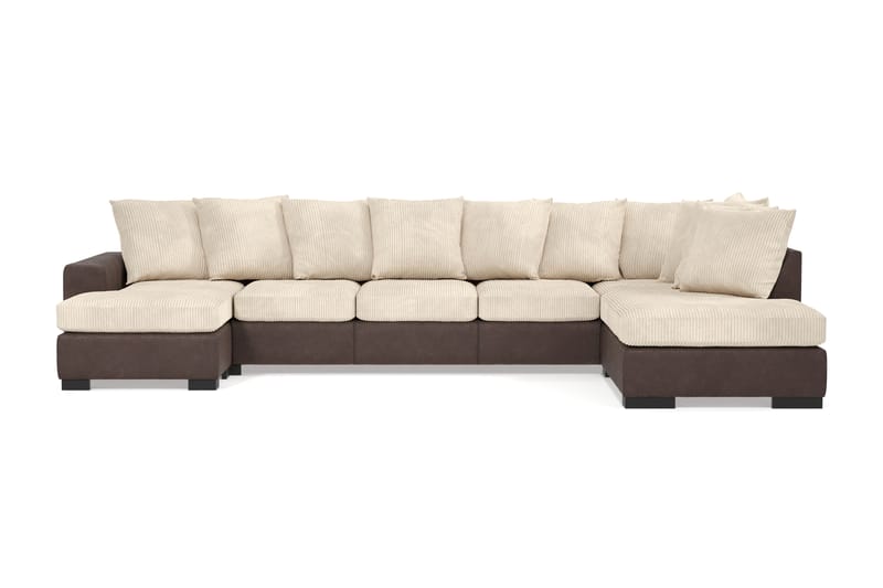 Ocean U-sofa Large med Chaiselong Venstre - U Sofa