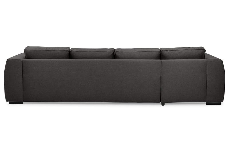 Optus 4-personers U-formet Sofa med Dobbeltdivan i Stof - Mørkegrå - Møbler - Sofaer - U Sofa
