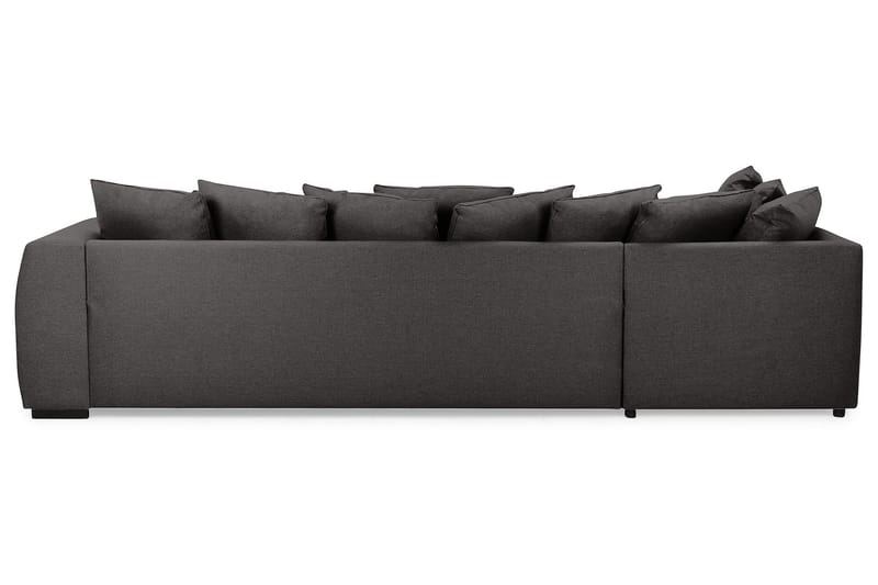 Optus 4-personers Venstrevendt U-formet Sofa med Divan og Chaiselong i Stof inkl. Kuvertpuder - Mørkegrå - Møbler - Sofaer - U Sofa