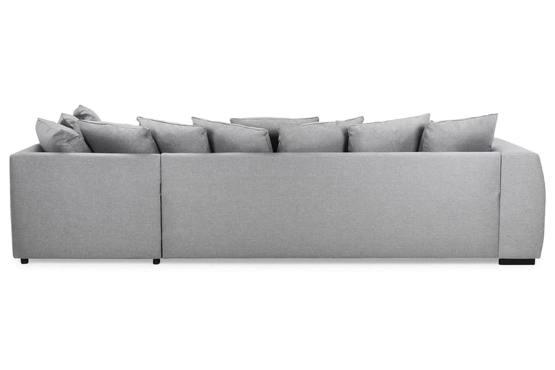 Optus 4-personers Højrevendt U-formet Sofa med Divan og Chaiselong i Stof inkl. Kuvertpuder - Lysegrå - Møbler - Sofaer - U Sofa