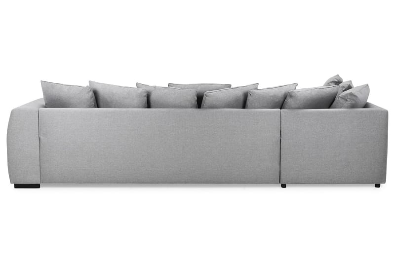 Optus 4-personers Venstrevendt U-formet Sofa med Divan og Chaiselong i Stof inkl. Kuvertpuder - Lysegrå - Møbler - Sofaer - U Sofa