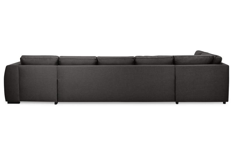Optus 6-personers Venstrevendt U-formet Large Sofa med Divan og Chaiselong i Stof - Mørkegrå - Møbler - Sofaer - U Sofa