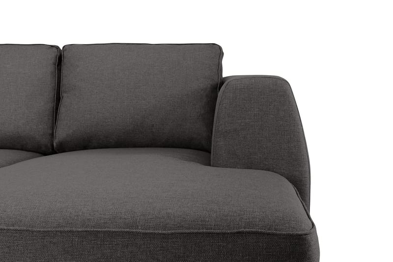 Optus 6-personers Venstrevendt U-formet Large Sofa med Divan og Chaiselong i Stof - Mørkegrå - Møbler - Sofaer - U Sofa