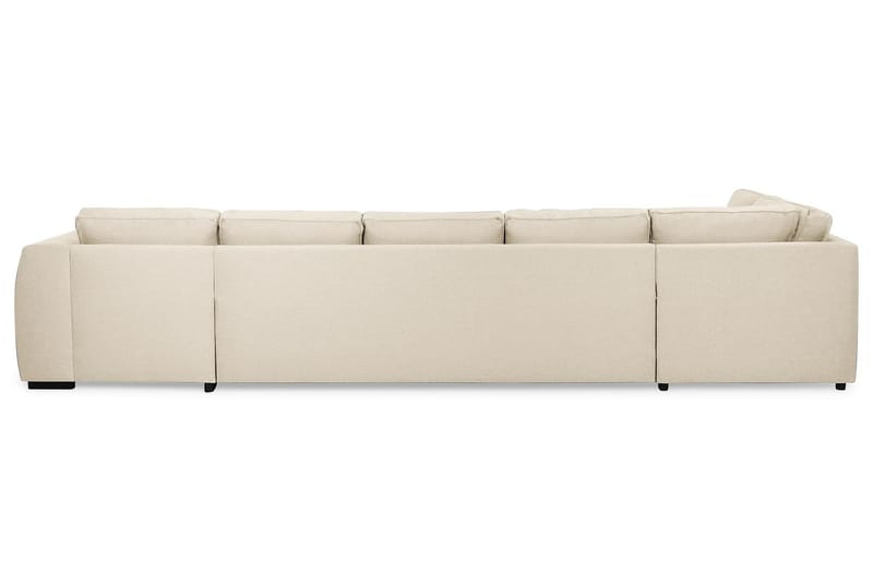 Optus 6-personers Venstrevendt U-formet Large Sofa med Divan og Chaiselong i Stof - Beige - Møbler - Sofaer - U Sofa
