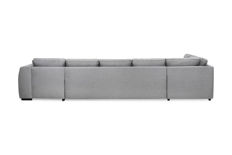 Optus 6-personers Venstrevendt U-formet Large Sofa med Divan og Chaiselong i Stof - Lysegrå - Møbler - Sofaer - U Sofa