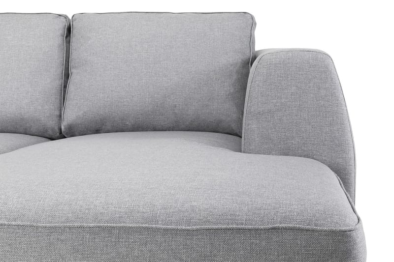 Optus 6-personers Venstrevendt U-formet Large Sofa med Divan og Chaiselong i Stof - Lysegrå - Møbler - Sofaer - U Sofa