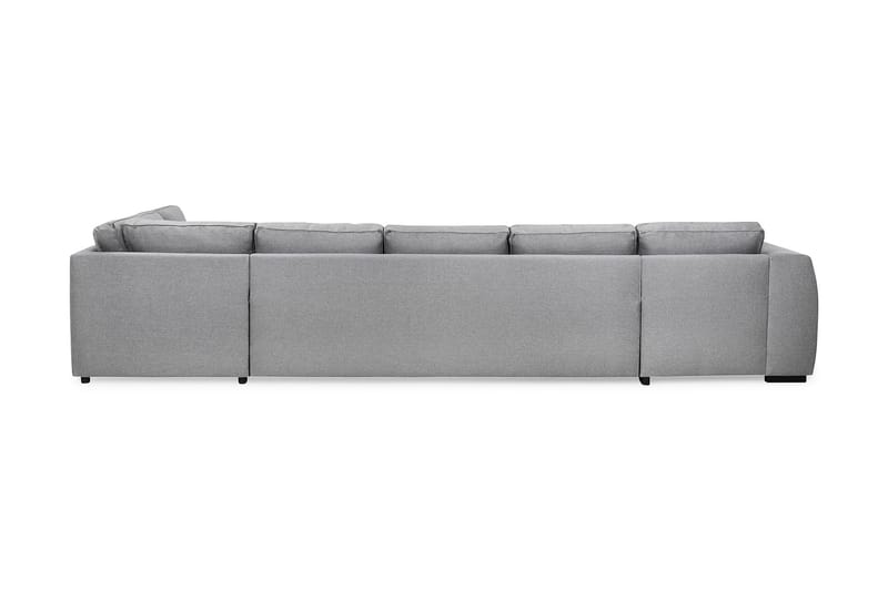 Optus 6-personers Højrevendt U-formet Large Sofa med Divan og Chaiselong i Stof - Lysegrå - Møbler - Sofaer - U Sofa