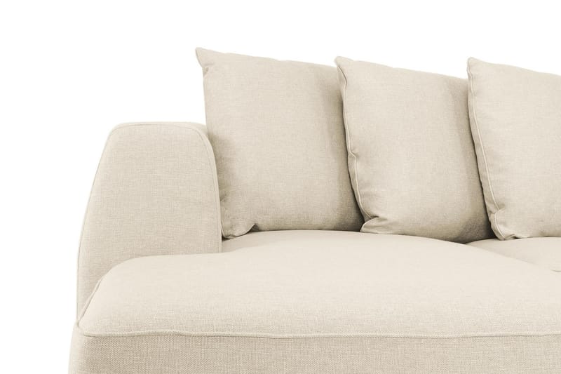 Optus 6-personers Højrevendt U-formet Large Sofa med Divan og Chaiselong i Stof inkl. Kuvertpuder - Beige - Møbler - Sofaer - U Sofa