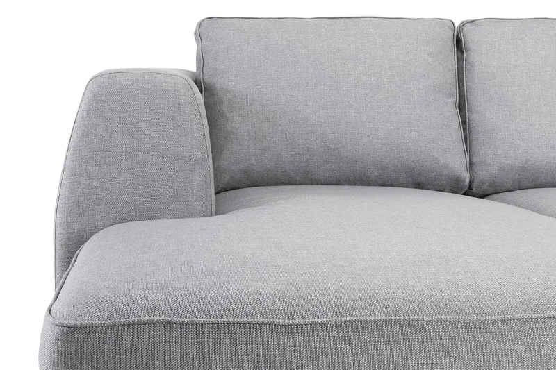 Optus 6-personers Højrevendt U-formet Large Sofa med Divan og Chaiselong i Stof - Lysegrå - Møbler - Sofaer - U Sofa
