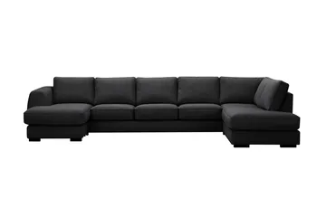 Optus 6-personers U-sofa med divan og chaiselong venstre
