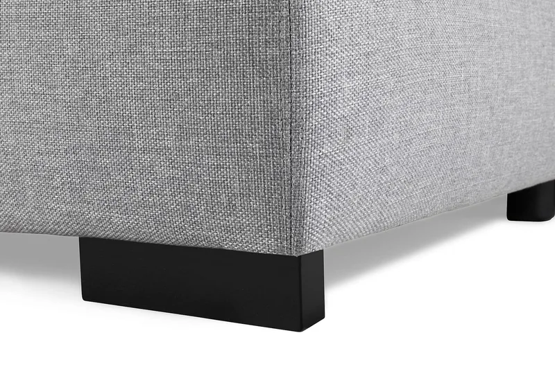 Optus 6-personers Venstrevendt U-formet Large Sofa med Divan og Chaiselong i Stof - Lysegrå - Møbler - Sofaer - U Sofa