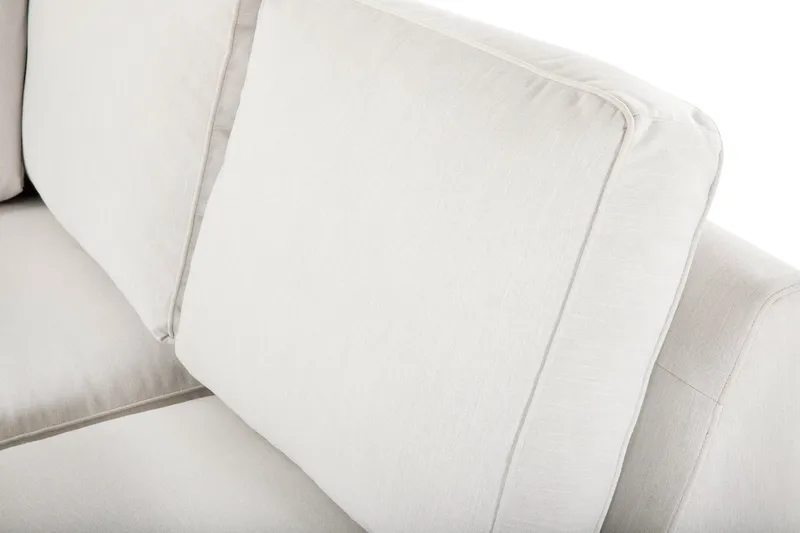 Optus Lyx 4-personers Højrevendt U-formet Sofa med Divan og Chaiselong i Stof - Lysegrå - Møbler - Sofaer - U Sofa