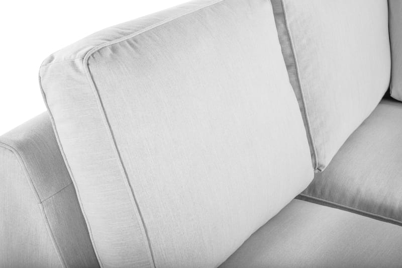 Optus Lyx 6-personers Venstrevendt U-formet Large Sofa med Divan og Chaiselong i Stof - Grå - Møbler - Sofaer - U Sofa