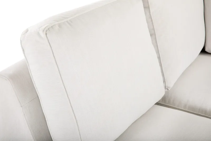 Optus Lyx 6-personers Venstrevendt U-formet Large Sofa med Divan og Chaiselong i Stof - Lysegrå - Møbler - Sofaer - U Sofa