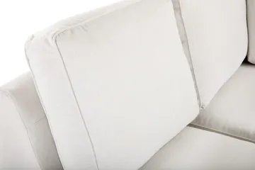 Optus Lyx 6-personers Venstrevendt U-formet Large Sofa med Divan og Chaiselong i Stof - Lysegrå - Møbler - Sofaer - U Sofa