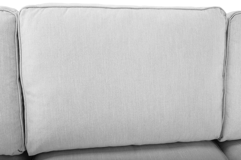 Optus Lyx 6-personers Højrevendt U-formet Large Sofa med Divan og Chaiselong i Stof - Grå - Møbler - Sofaer - U Sofa
