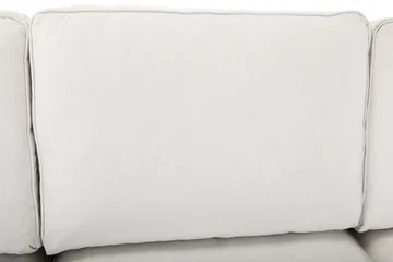 Optus Lyx 6-personers Venstrevendt U-formet Large Sofa med Divan og Chaiselong i Stof - Lysegrå - Møbler - Sofaer - U Sofa
