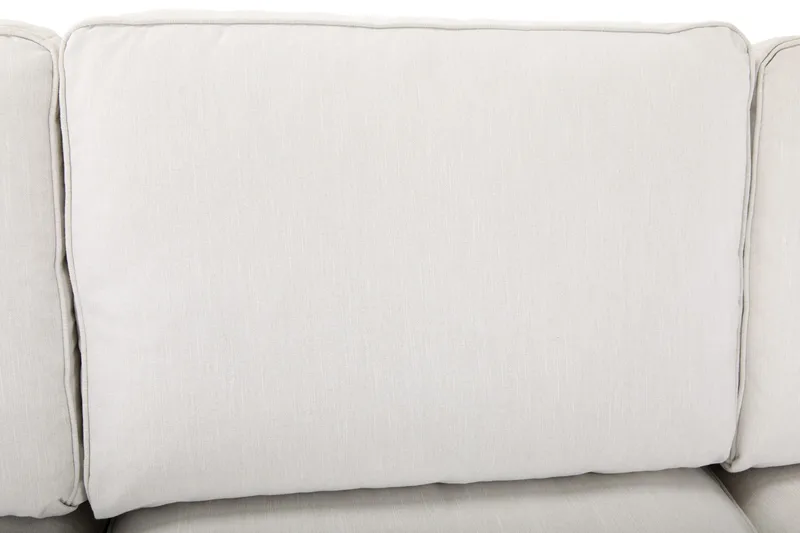 Optus Lyx 6-personers Venstrevendt U-formet Large Sofa med Divan og Chaiselong i Stof - Lysegrå - Møbler - Sofaer - U Sofa