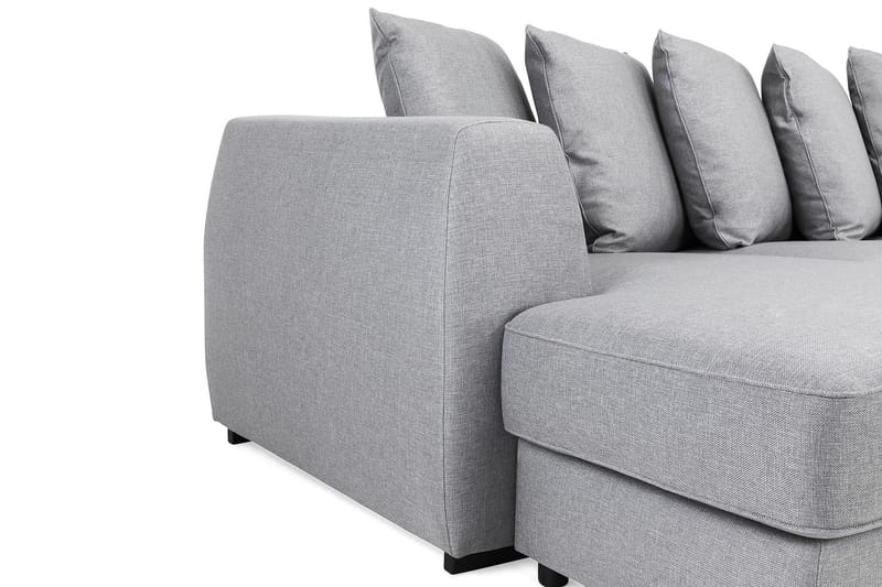 Optus U-sofa Large med Chaiselong Venstre inkl Løse Puder - Lysegrå - Møbler - Sofaer - U Sofa