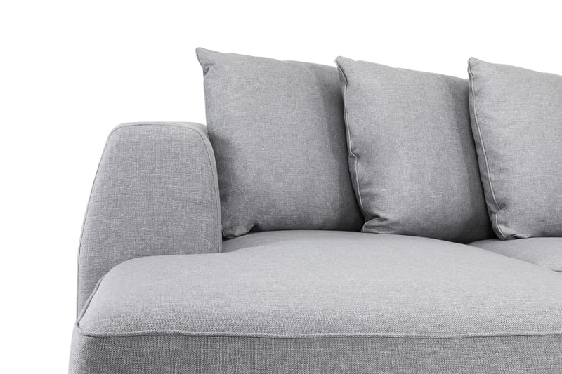 Optus U-sofa Large med Chaiselong Venstre inkl Løse Puder - Lysegrå - Møbler - Sofaer - U Sofa