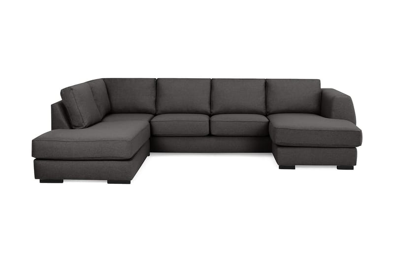 Optus U-sofa med Chaiselong Højre - Mørkegrå - Møbler - Sofaer - U Sofa