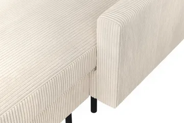 Peppe 4-personers Venstrevendt U-formet Sofa med Divan og Chaiselong i Manchester - Beige - Møbler - Sofaer - U Sofa