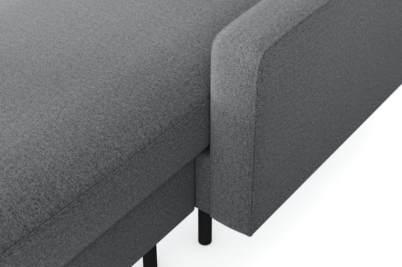 Peppe 4-personers Venstrevendt U-formet Sofa med Divan og Chaiselong i Stof - Lysegrå - Møbler - Sofaer - U Sofa