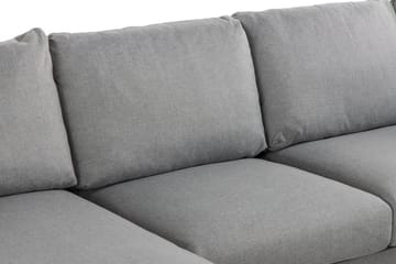 Trend 4-personers Højrevendt U-formet Sofa med Divan og Chaiselong i Stof - Grå - Møbler - Sofaer - U Sofa