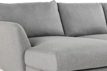 Trend 4-personers Højrevendt U-formet Sofa med Divan og Chaiselong i Stof - Grå - Møbler - Sofaer - U Sofa