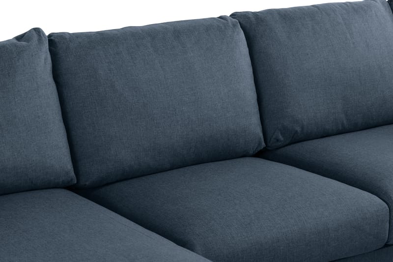 Trend 4-personers Venstrevendt U-formet Sofa med Divan og Chaiselong i Stof - Blå - Møbler - Sofaer - U Sofa