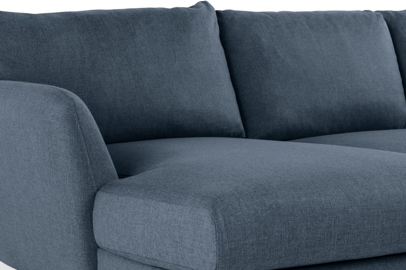 Trend 4-personers Venstrevendt U-formet Sofa med Divan og Chaiselong i Stof - Blå - Møbler - Sofaer - U Sofa