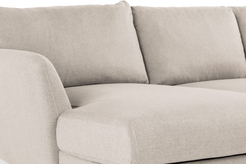 Trend 4-personers Venstrevendt U-formet Sofa med Divan og Chaiselong i Stof - Beige - Møbler - Sofaer - U Sofa