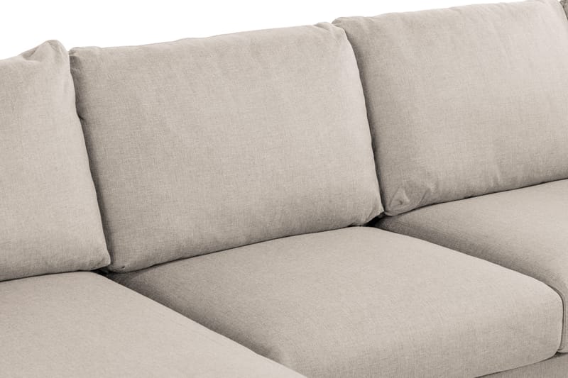 Trend 4-personers Højrevendt U-formet Sofa med Divan og Chaiselong i Stof - Beige - Møbler - Sofaer - U Sofa