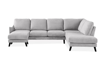 Trend Lyx 4-personers Højrevendt U-formet Sofa med Divan og Chaiselong i Stof