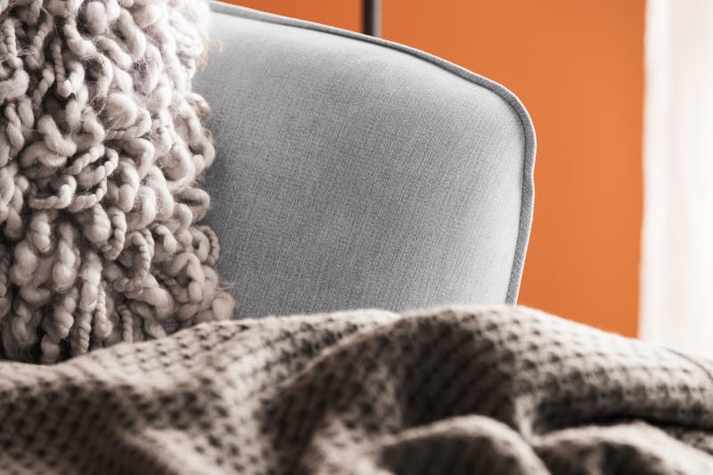 Trend Lyx 4-personers Venstrevendt U-formet Sofa med Divan og Chaiselong i Stof - Lysegrå - Møbler - Sofaer - U Sofa