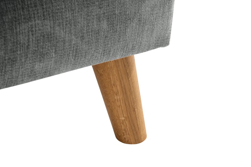 Trend Lyx 4-personers Højrevendt U-formet Sofa med Divan og Chaiselong i Stof - Grå - Møbler - Sofaer - U Sofa