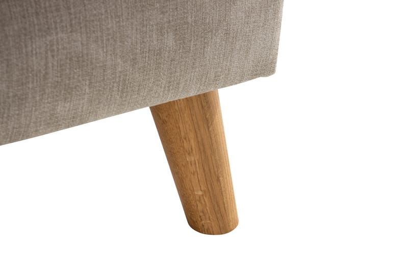 Trend Lyx 4-personers Højrevendt U-formet Sofa med Divan og Chaiselong i Stof - Beige - Møbler - Sofaer - U Sofa