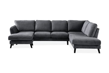 Trend Lyx 4-personers Højrevendt U-formet Sofa med Divan og Chaiselong i Stof