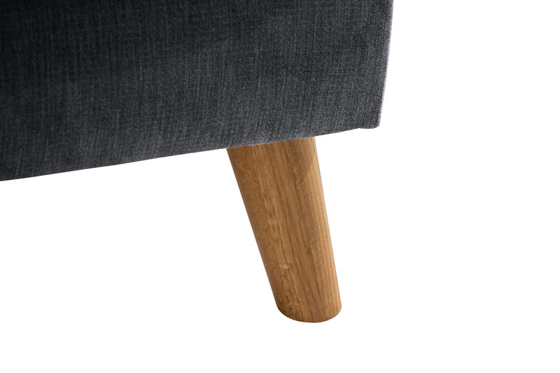 Trend Lyx 4-personers Venstrevendt U-formet Sofa med Divan og Chaiselong i Stof - Mørkegrå - Møbler - Sofaer - U Sofa