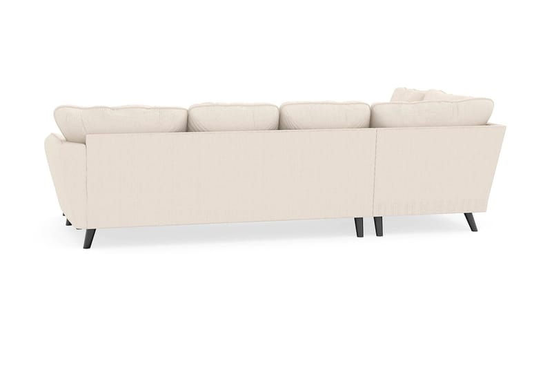 Trend Lyx 4-personers Højrevendt U-formet Sofa med Divan og Chaiselong i Manchester - Beige - Møbler - Sofaer - U Sofa