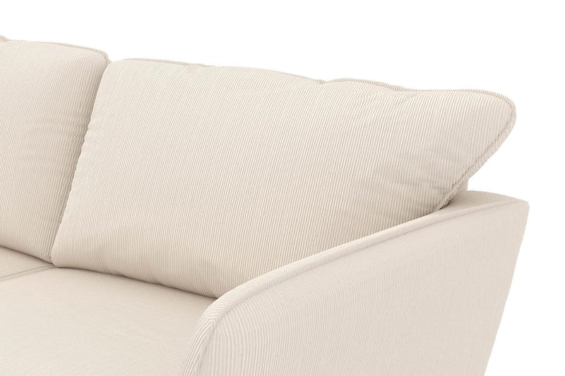 Trend Lyx 4-personers Højrevendt U-formet Sofa med Divan og Chaiselong i Manchester - Beige - Møbler - Sofaer - U Sofa
