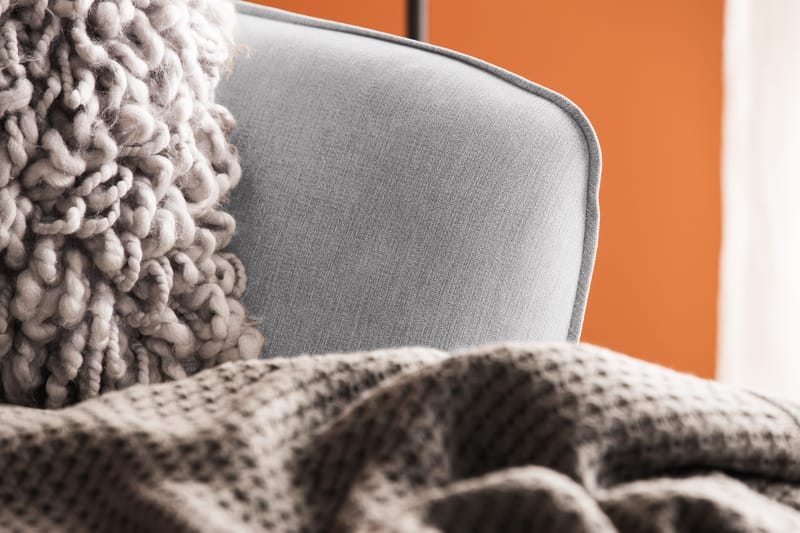 Trend Lyx 4-personers Venstrevendt U-formet Sofa med Divan og Chaiselong i Stof - Lysegrå - Møbler - Sofaer - U Sofa