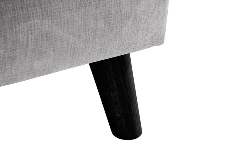 Trend Lyx 4-personers Højrevendt U-formet Sofa med Divan og Chaiselong i Stof - Lysegrå - Møbler - Sofaer - U Sofa