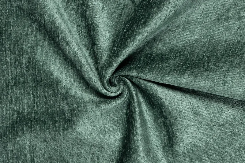 Trend Lyx 4-personers Venstrevendt U-formet Sofa med Divan og Chaiselong i Fløjl - Mørkegrøn - Møbler - Sofaer - U Sofa