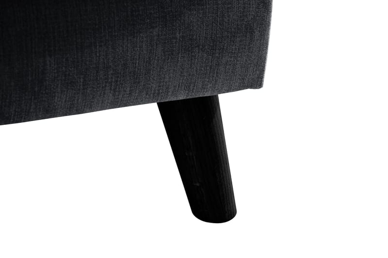 Trend Lyx 4-personers Venstrevendt U-formet Sofa med Divan og Chaiselong i Stof - Mørkegrå - Møbler - Sofaer - U Sofa