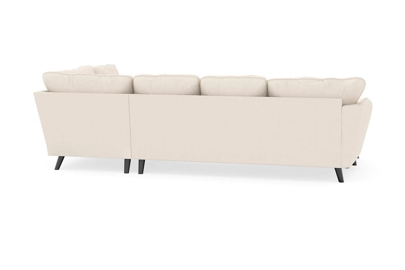 Trend Lyx 4-personers Venstrevendt U-formet Sofa med Divan og Chaiselong i Manchester - Beige - Møbler - Sofaer - U Sofa