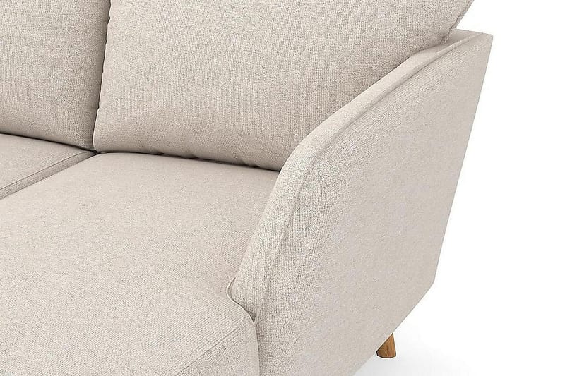 Trend Lyx 4-personers Højrevendt U-formet Sofa med Divan og Chaiselong i Stof - Beige - Møbler - Sofaer - U Sofa