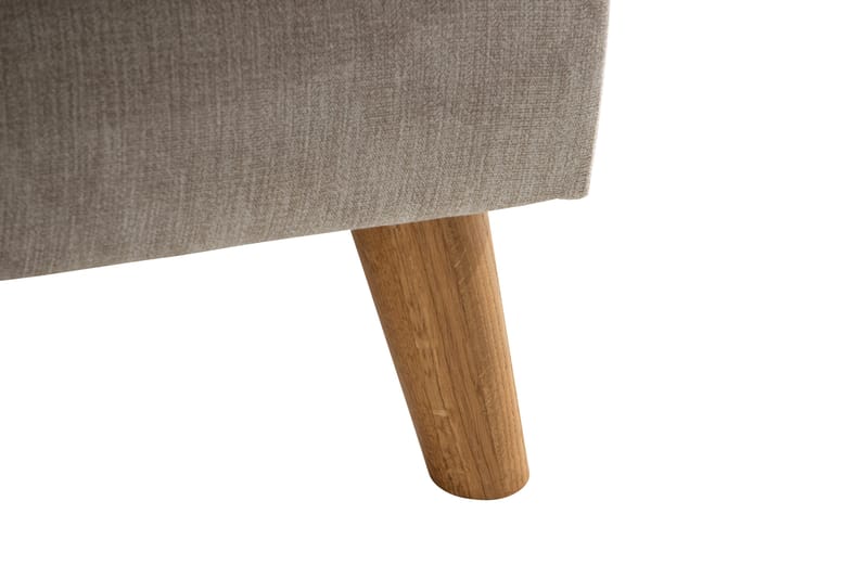 Trend Lyx 4-personers Venstrevendt U-formet Sofa med Divan og Chaiselong i Stof - Beige - Møbler - Sofaer - U Sofa