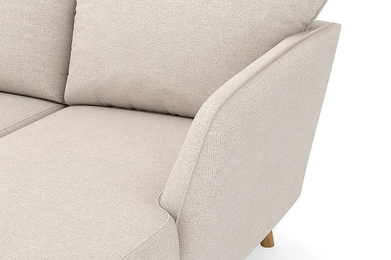 Trend Lyx 4-personers Højrevendt U-formet Sofa med Divan og Chaiselong i Stof - Beige - Møbler - Sofaer - U Sofa